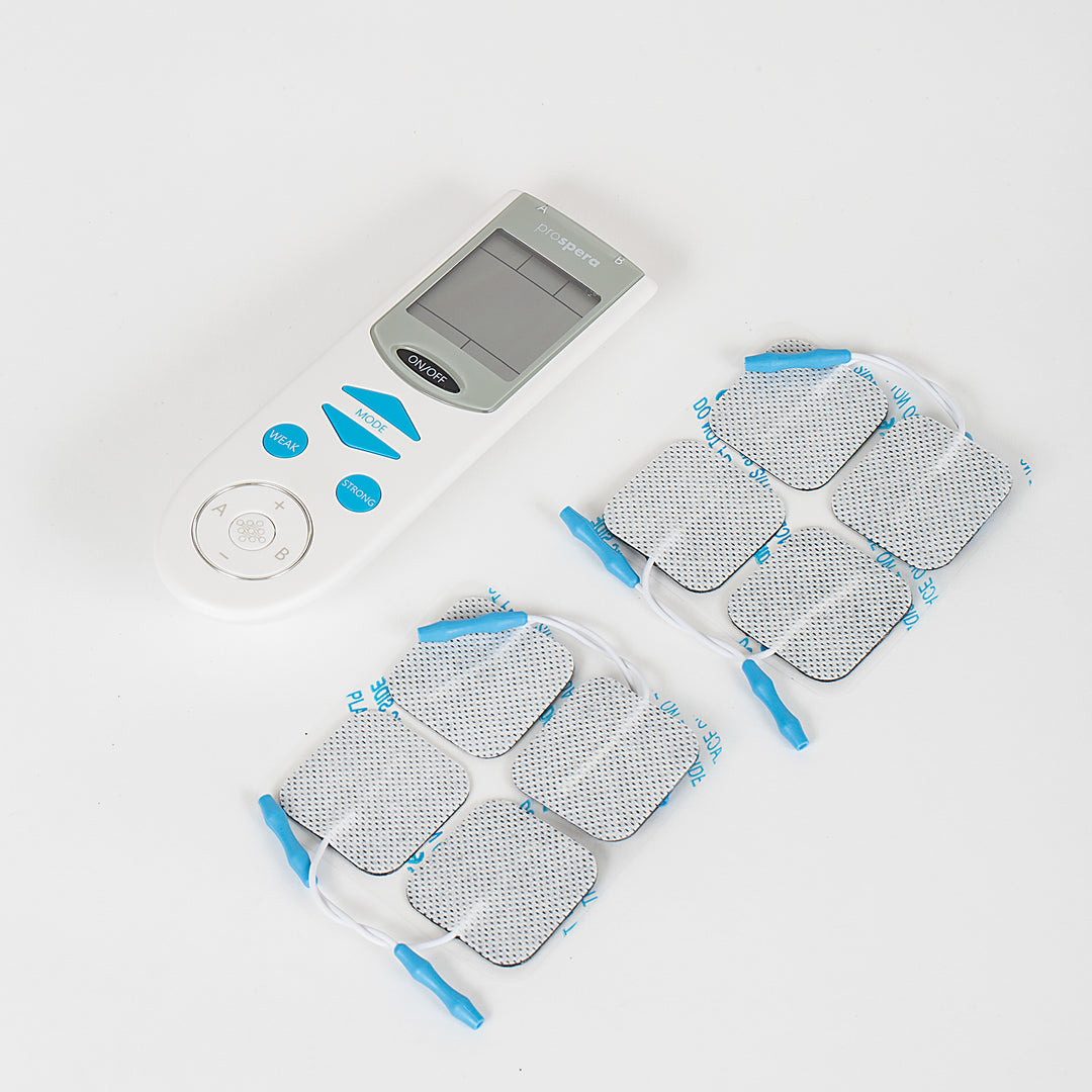 PL029 Prospera OTC TENS Electronic Pulse Massager for Pain Relief | 8 Refill Pads