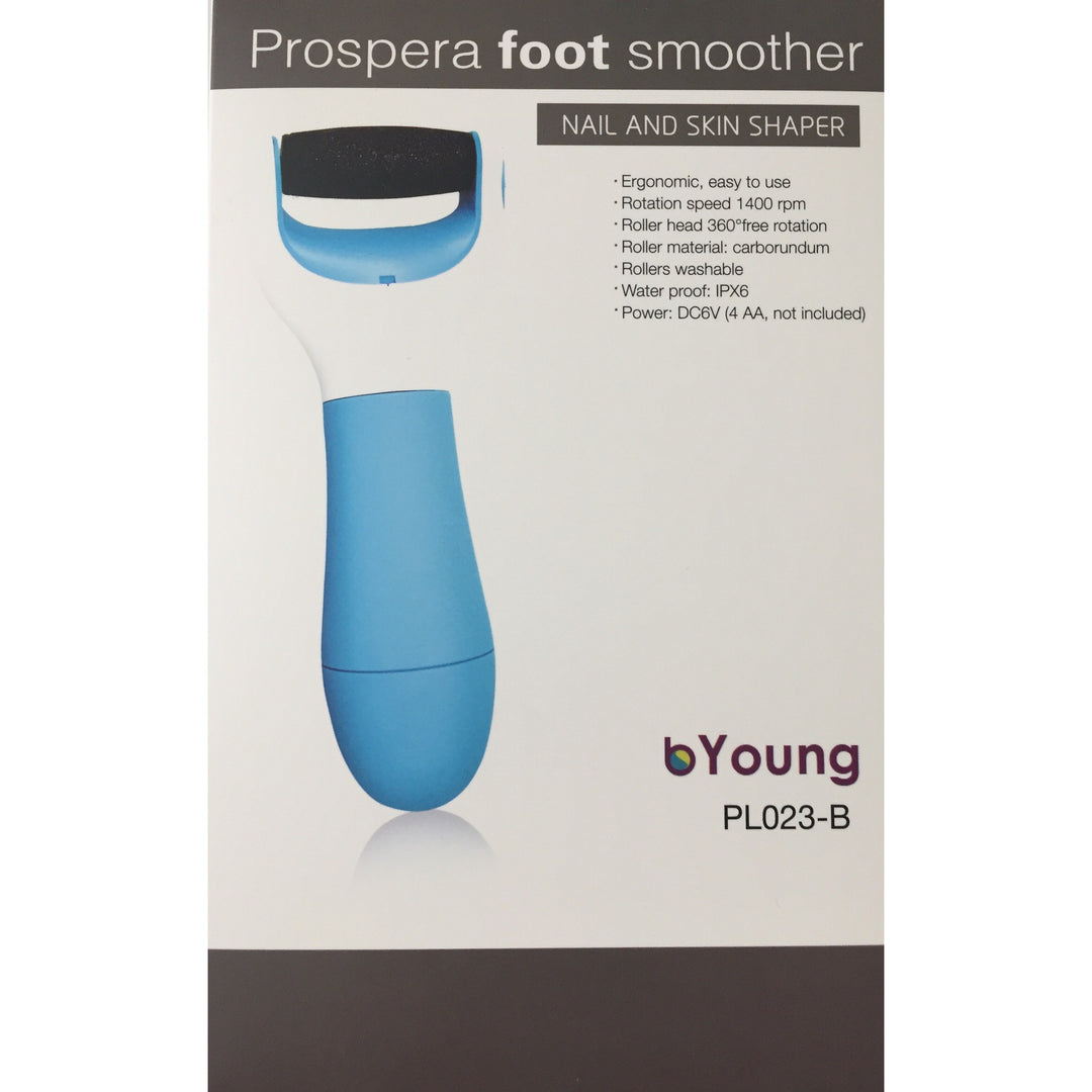 PL023-B bYoung Foot Smoother Nail and Skin Shaper (1 device 1 roller)