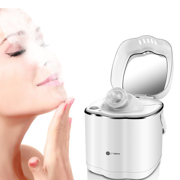 Prospera DL008 Hot Mist Nano Facial Steamer Spa Quality Home Face Humidifier for Women Men