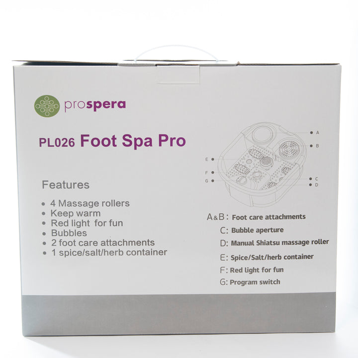 PL026 Prospera Foot Spa Pro
