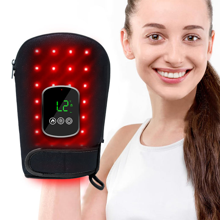 DL047 Penguin Red Light & Heat Therapy Cordless Glove for Hands, Fingers, Feet & Joint Comfort