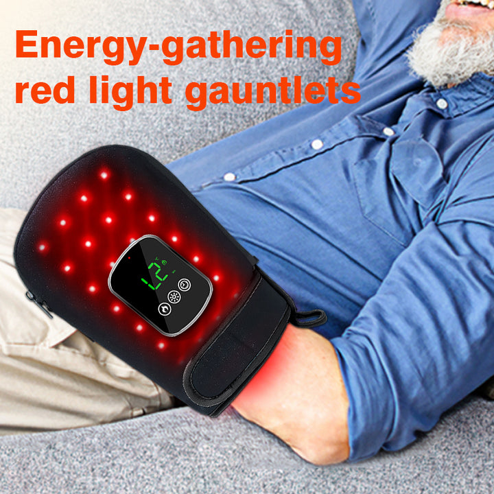 DL047 Penguin Red Light & Heat Therapy Cordless Glove for Hands, Fingers, Feet & Joint Comfort