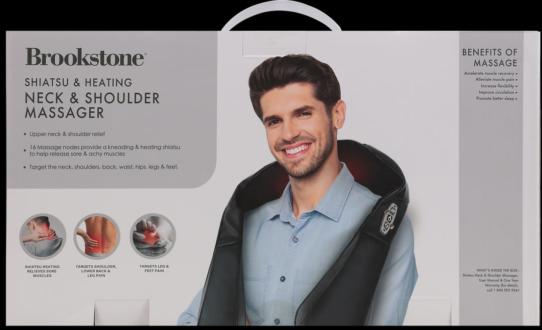 BK5610 Brookstone Shiatsu Neck & Shoulder Massager