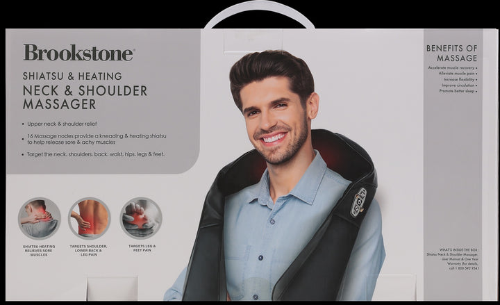 BK5610 Brookstone Shiatsu Neck & Shoulder Massager