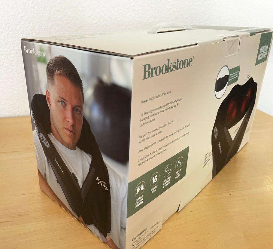 Prospera BK5613 Christian McCaffrey Brookstone Shiatsu Neck & Shoulder Massager
