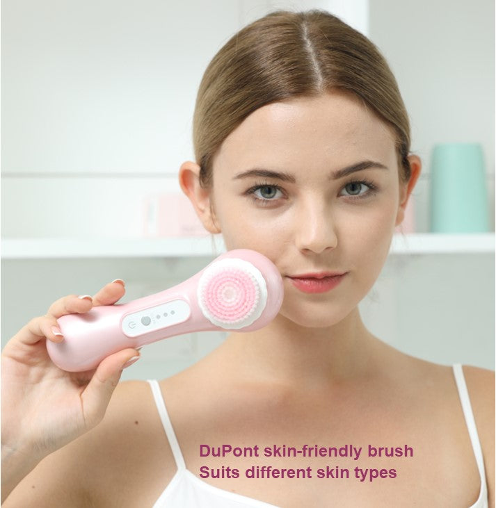 DL028-Pink Ultrasonic Facial Brush – prosperacorp