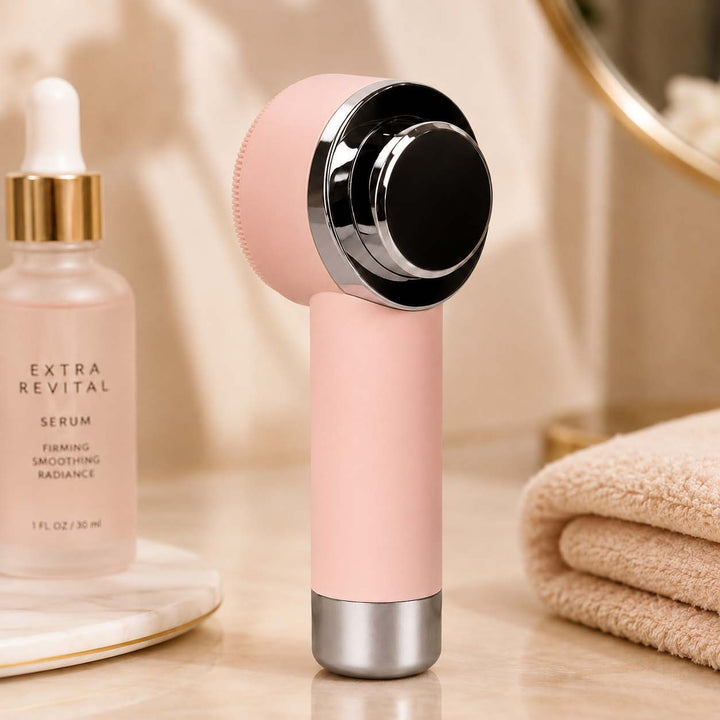 DL033 2 in 1 Warm Facial Cleansing Brush