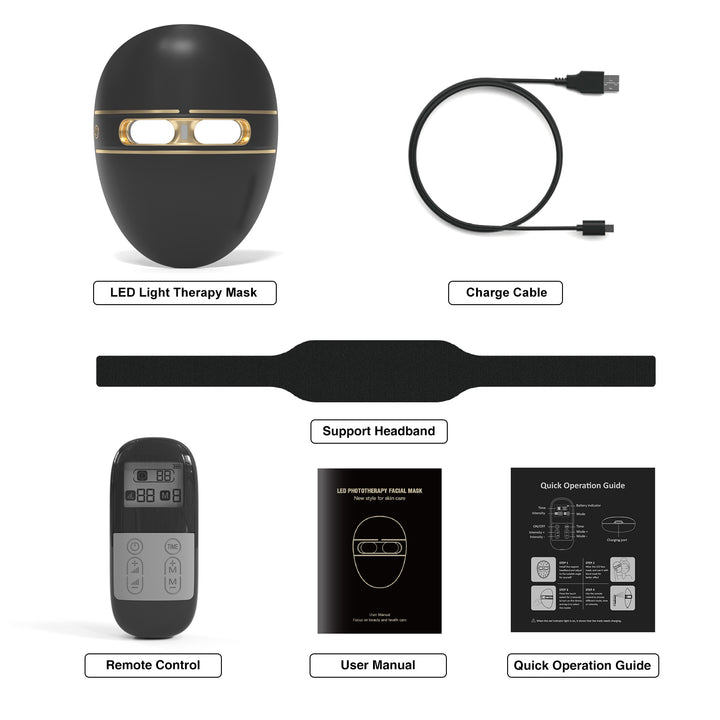 DL038 Penguin 4 LED Light Platinum Therapy Face Mask FDA Approved