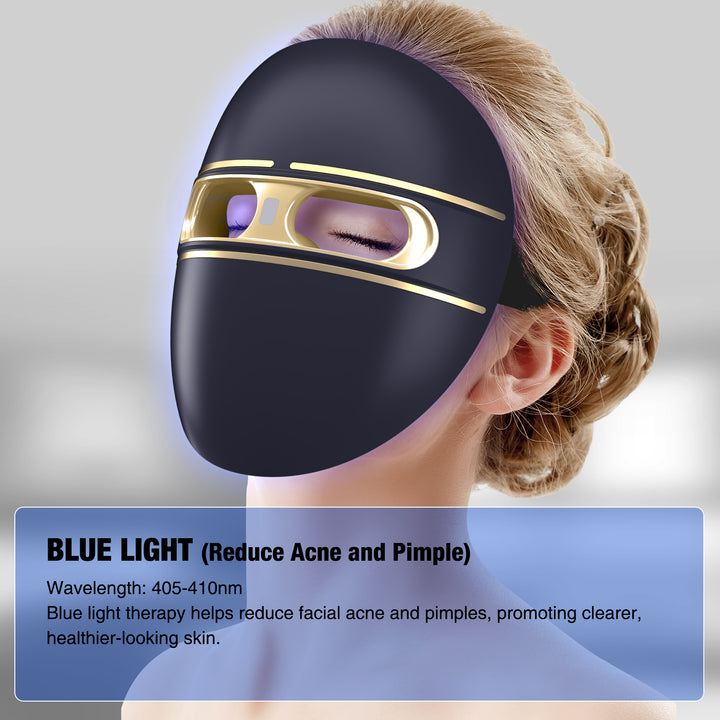 DL038 Penguin 4 LED Light Platinum Therapy Face Mask FDA Approved