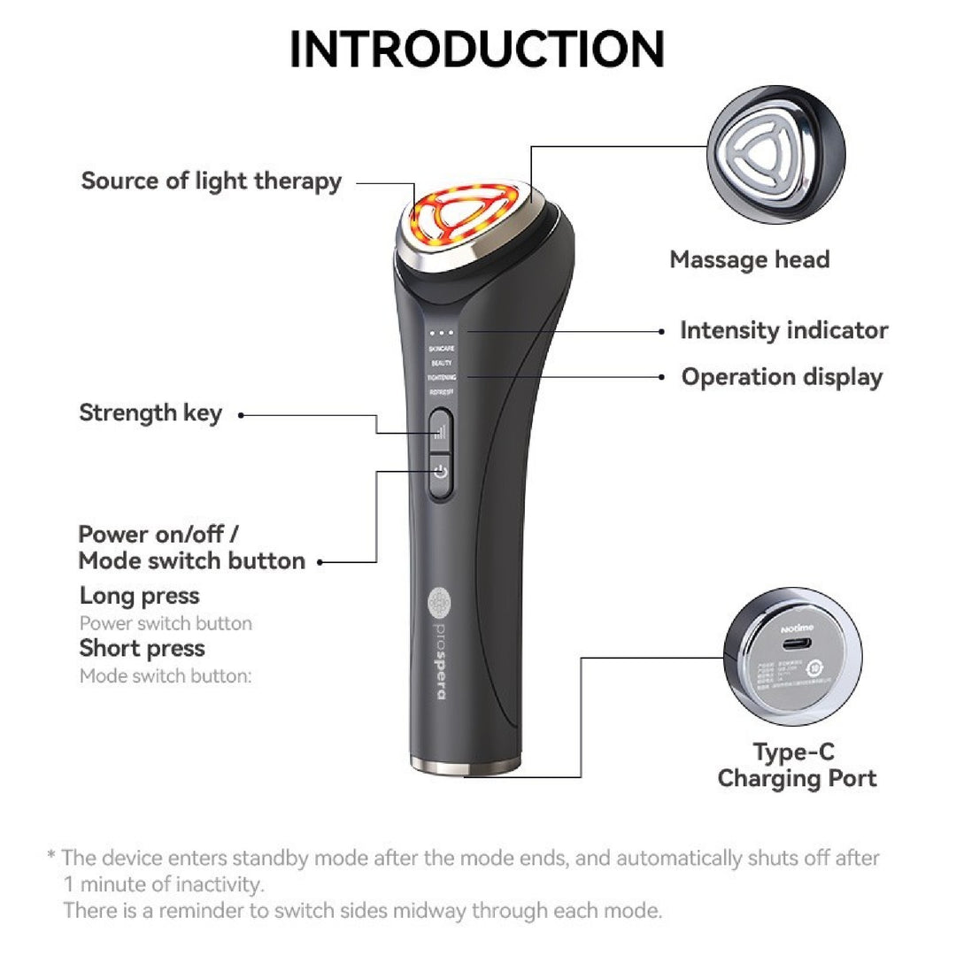 DL039 Prospera Penguin LED Sculpt Pro - Red/blue light, FDA Approved, Whole body Microcurrent EMS System