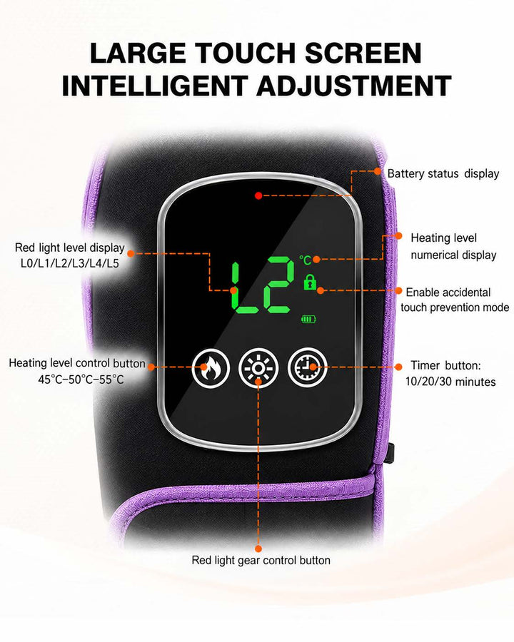 DL047 Penguin Red Light & Heat Therapy Cordless Glove for Hands, Fingers, Feet & Joint Comfort