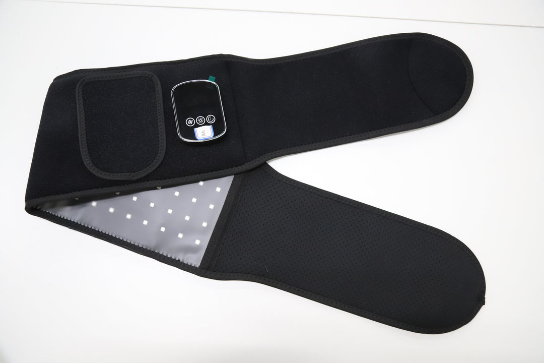 DL046 Penguin Cordless Red Light Therapy Belt  with Near Infrared, Heat & Vibration Massage for Lower Back, Waist & Abdomen