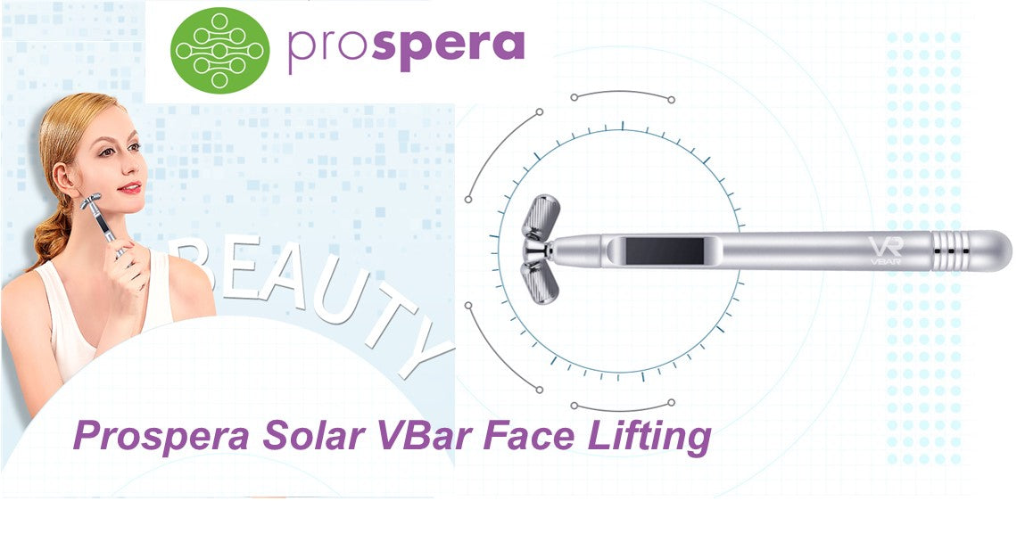DL004 Face Massager Roller V Shape Metal Facial Solar Tool Kit
