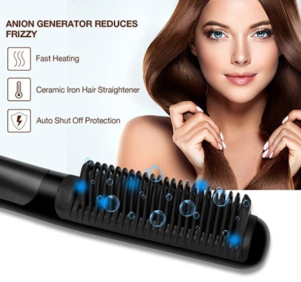 ML003 Prospera Ceramic Hair Straightener Black