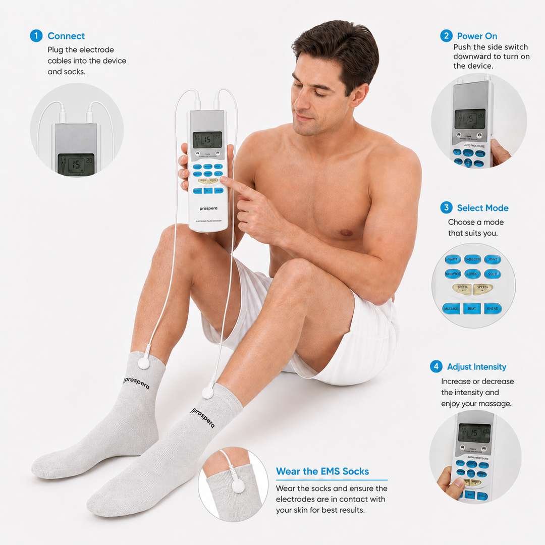 DL003 TENS Socks-Electronic Pulse Massager