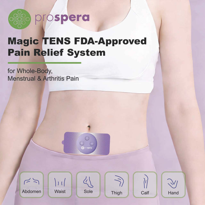 PL029A Prospera Magic TENS FDA-Approved Pain Relief System for Whole-Body, Menstrual & Arthritis Pain