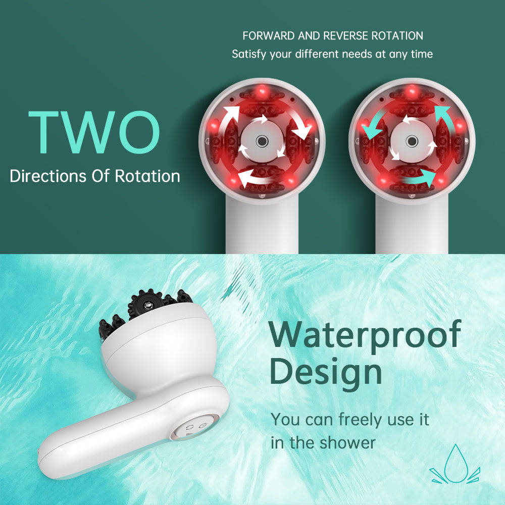 PL032 Penguin Red Light Body Massager with 3 heads