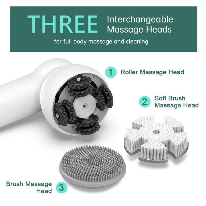 PL032 Penguin Red Light Body Massager with 3 heads