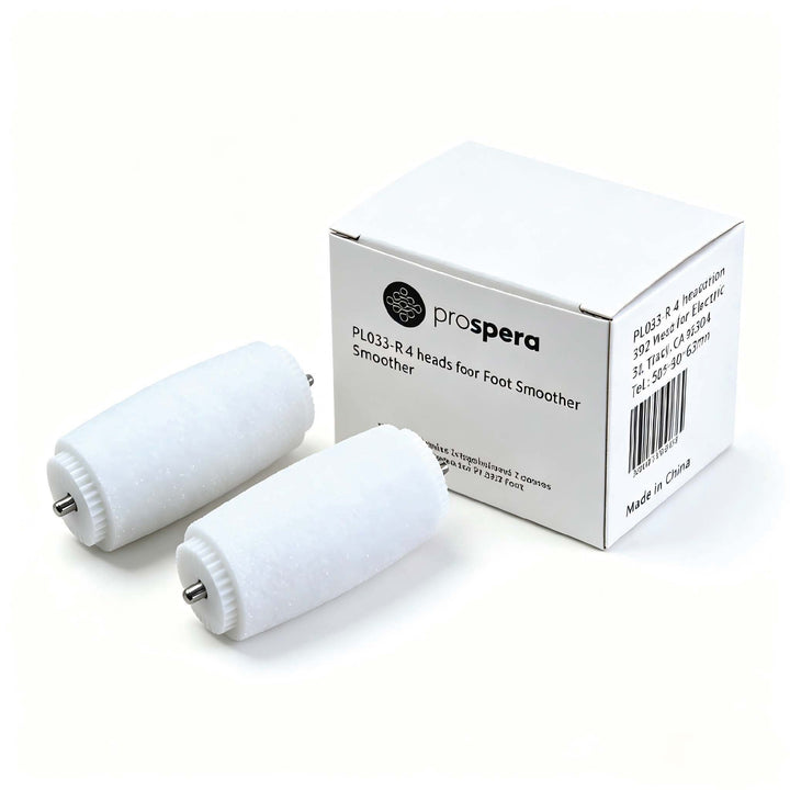 PL033-R 4 Refill Heads for Electric Foot Smoother