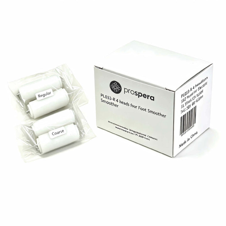PL033-R 4 Refill Heads for Electric Foot Smoother