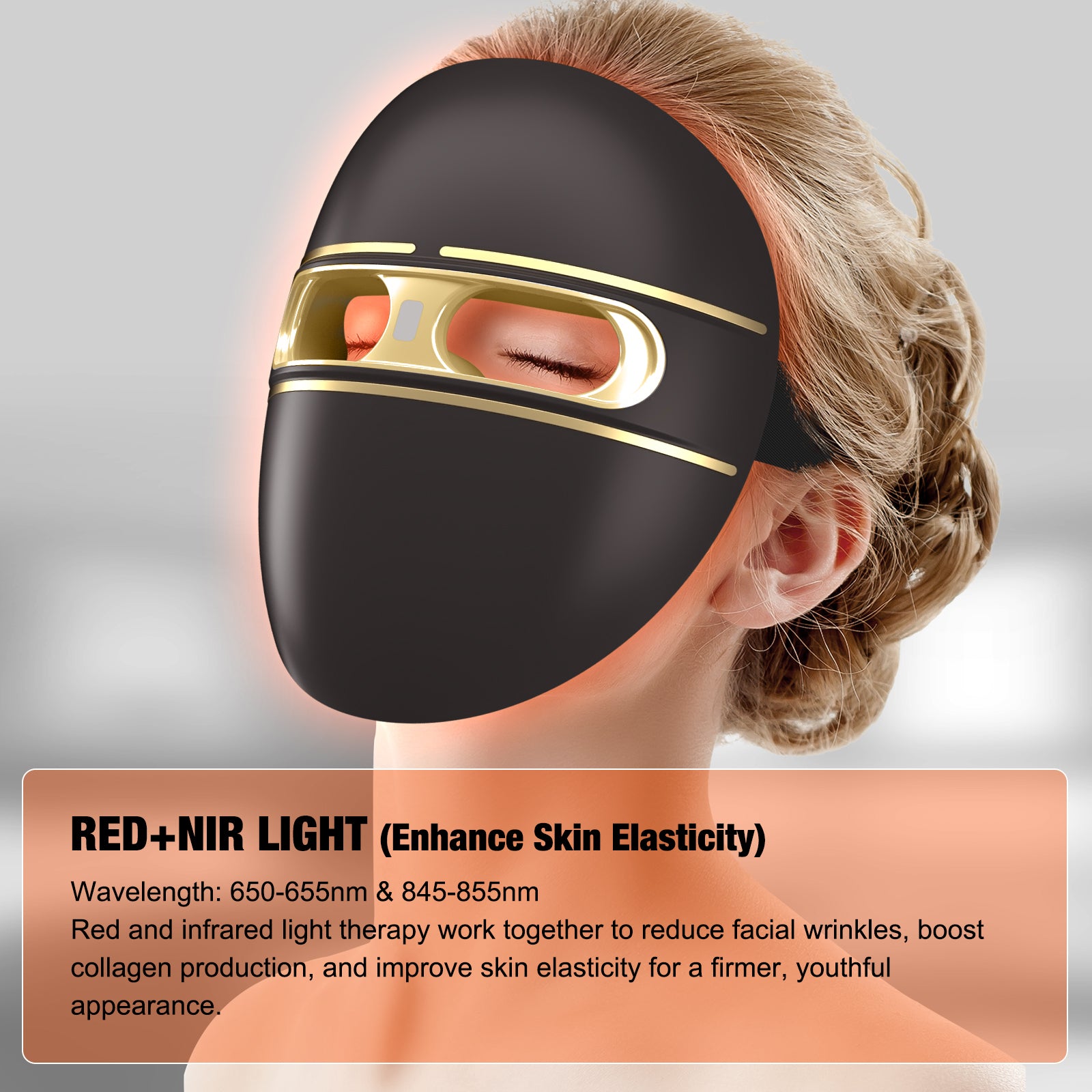 DL038 Penguin 4 LED Light Platinum Therapy Face Mask FDA Approved