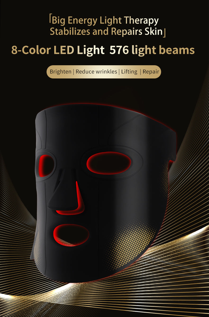 DL035A Panther II LED Skin Rejuvenate Face and Neck Mask, FDA Approved