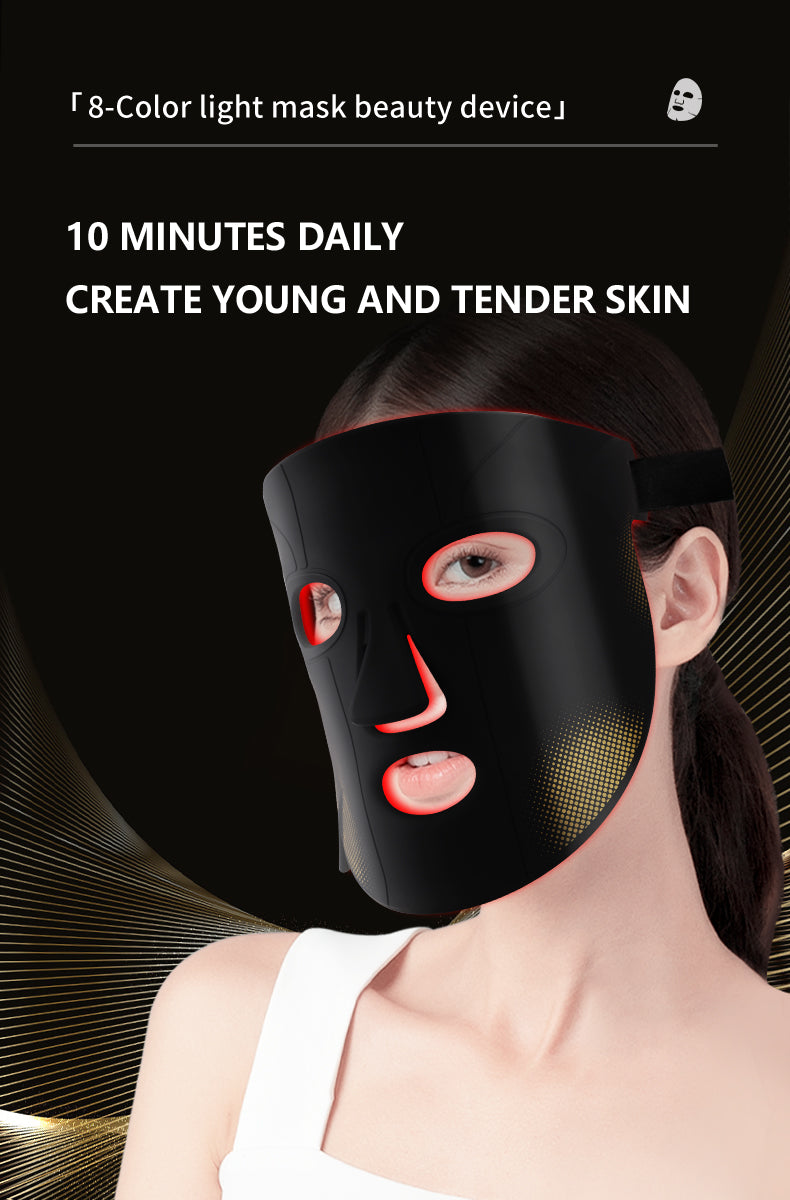 DL035A Panther II LED Skin Rejuvenate Face and Neck Mask, FDA Approved