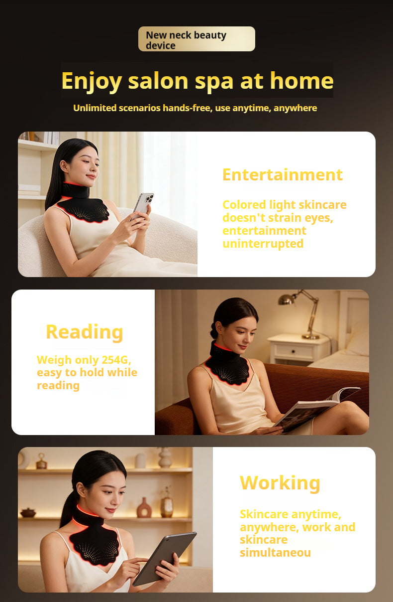 DL035A Panther II LED Skin Rejuvenate Face and Neck Mask, FDA Approved