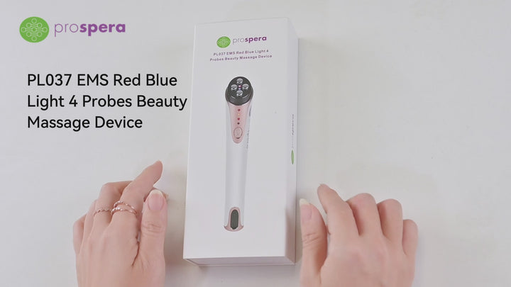 PL037 Prospera EMS Red Blue Light 4 Probes Beauty Device