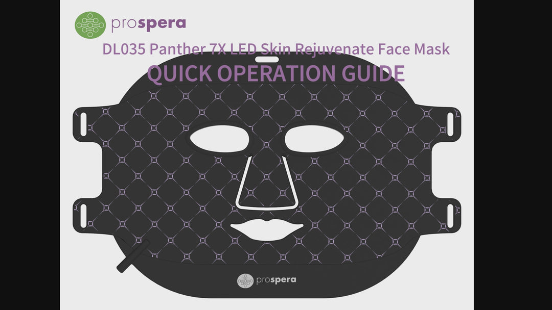 DL035 Panther LED Skin Rejuvenate Face Mask