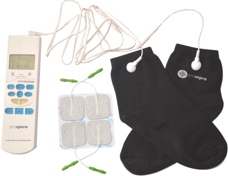 DL003 TENS Socks-Electronic Pulse Massager, socks come either black or white depend on availability